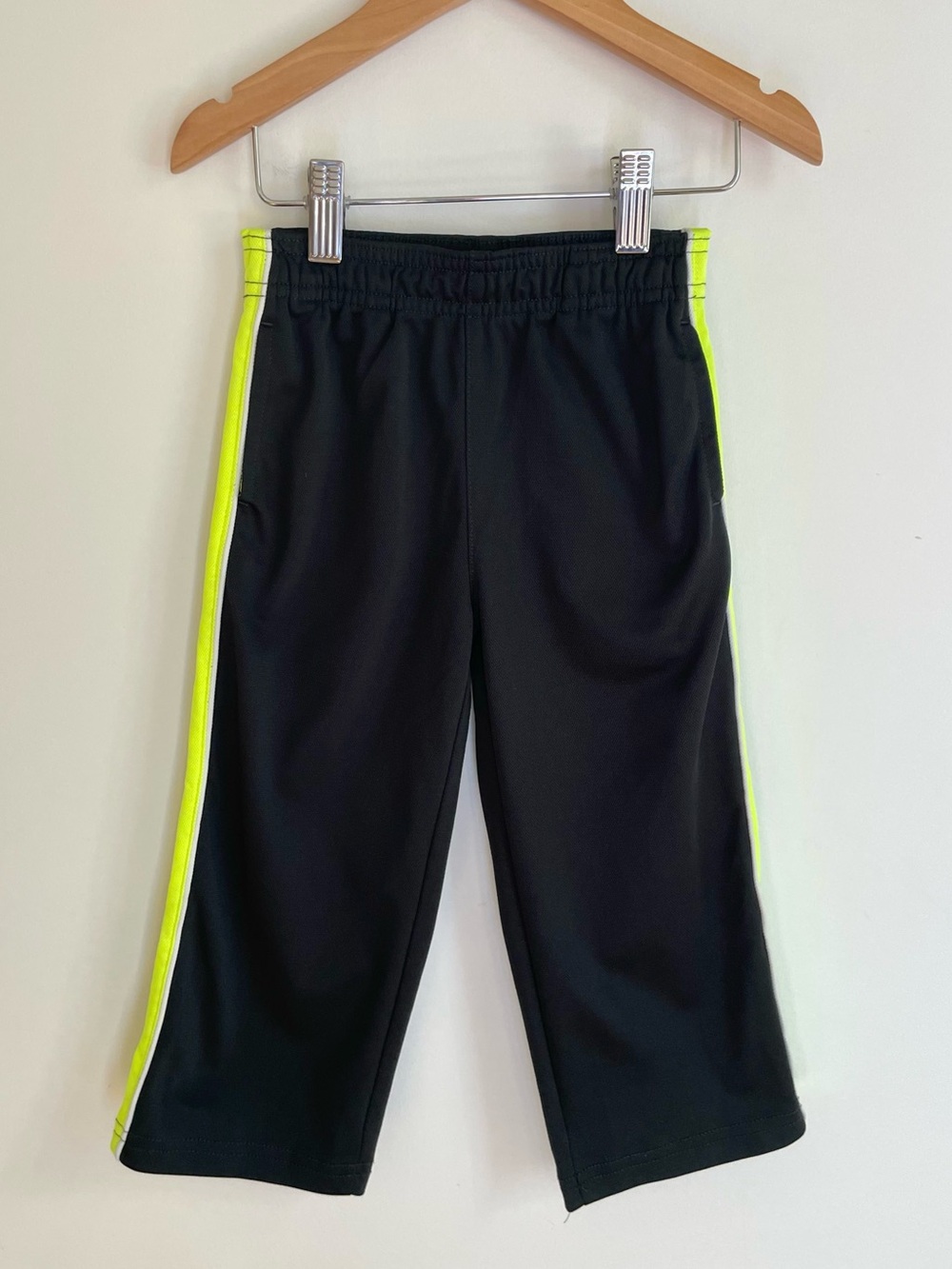 $5 💥NEW Track Pants, Lime Green Side Stripes, Pull-On, Breathable, Unisex
